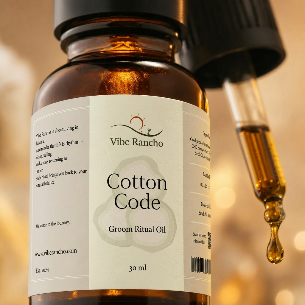 Cotton Code · Groom Ritual Oil · 30ml - Image 4